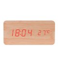 Baldr Baldr CL0929YR1 Wooden Alarm Digital Desk Clock CL0929YR1